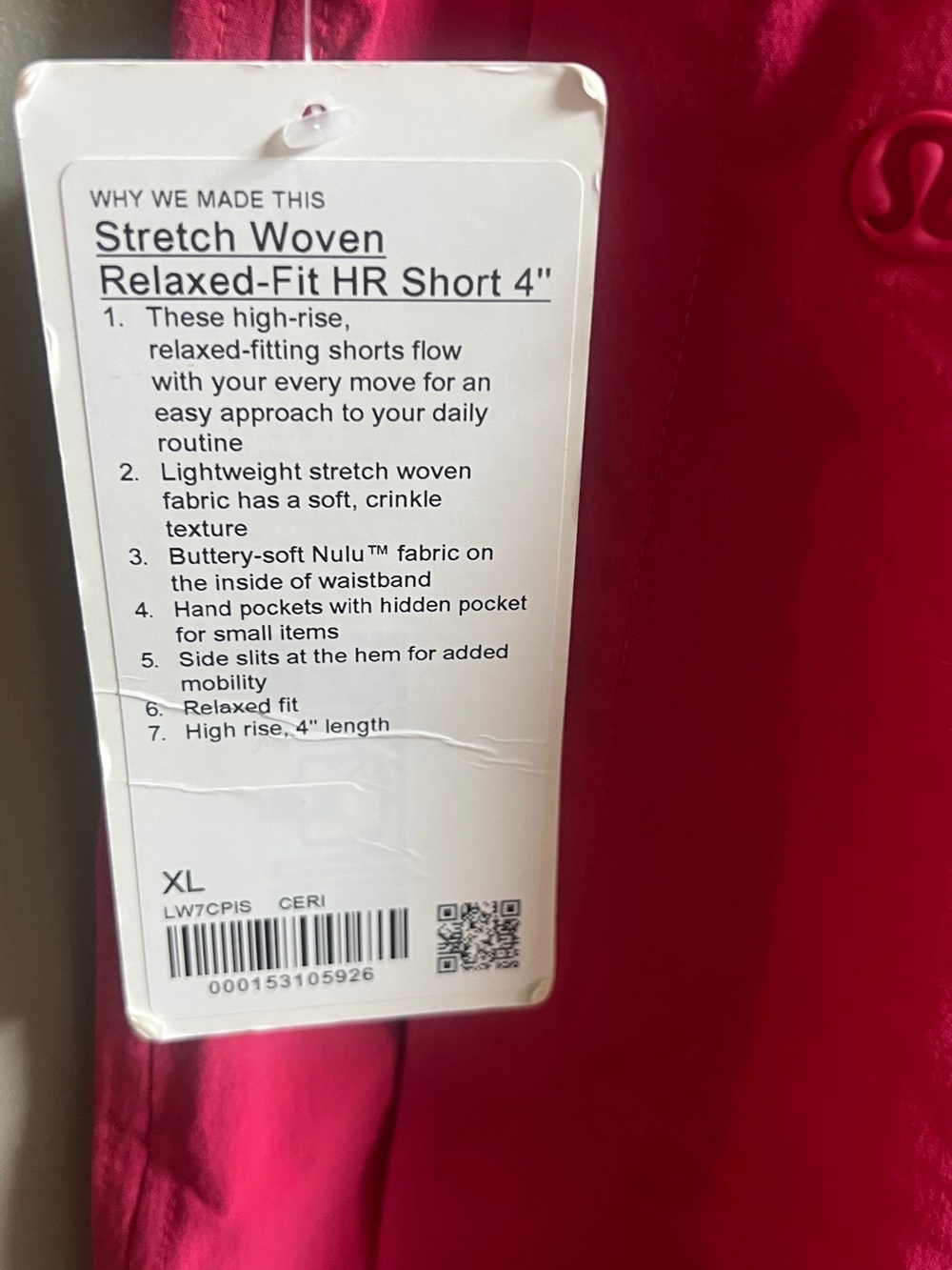 Lululemon XL pink shorts - Picture 4 of 5